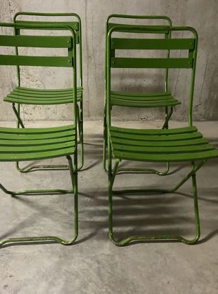 Chaises de jardin années 60