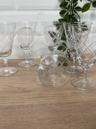 Set de 6 verres à vin