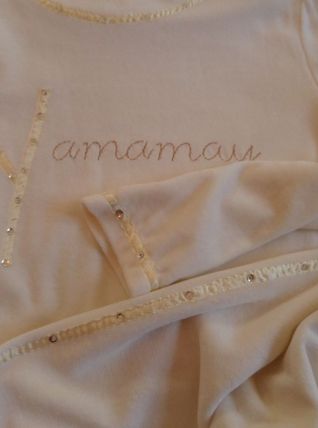 Yamamay robe d’intérieur cocooning velours ras tout doux e