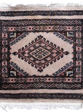 Tapis vintage Ouzbek Bukhara fait main, 1C973