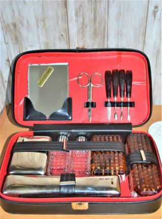 trousse de toilette vintage années 50's