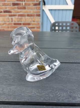 CRISTAL DE VANNES ANIMALIER PETIT CANARD, VIDE POCHE