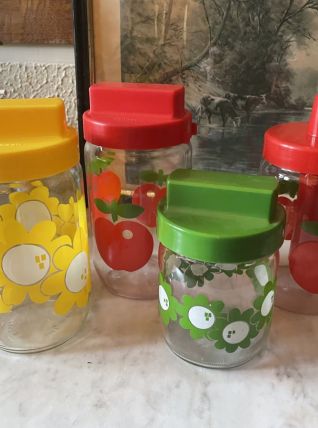 4 pots Henkel vintage 