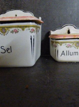 Boites Allumettes et à Sel Céramique