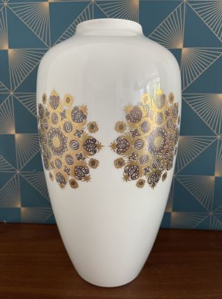 Vase Porcelaine de Bavière H&amp;C Heinrich Selb, style Art nouv