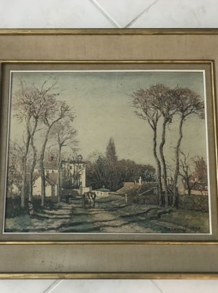 Tableau paysage reproduction Pissarro