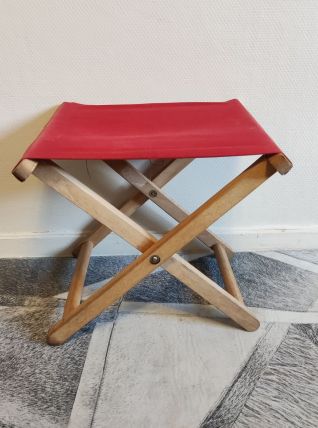 tabouret pliant vintage