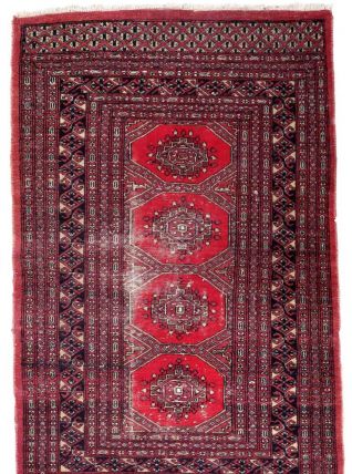 Tapis vintage Ouzbek Bukhara fait main, 1C1022
