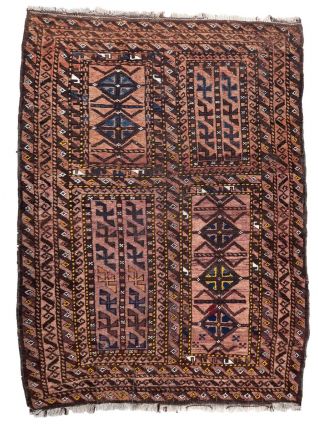 Tapis ancien Afghan Baluch fait main, 1C1023