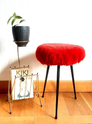 Porte revue métal doré vintage 