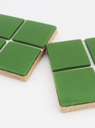 lot dessous de verre + présentoir décoratif