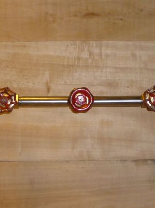 Porte-manteaux mural style industriel