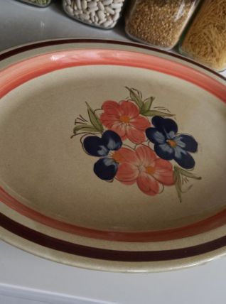 Plat ancien,céramique Italienne 