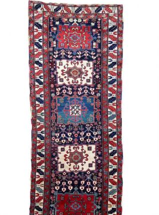 Tapis ancien Persan Karajeh fait main, 1P96