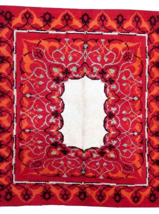 Tapis vintage Français Savonnerie fait main, 1P97
