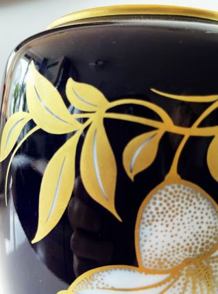 Vase porcelaine de bavière doré à l’or fin