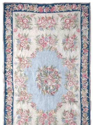 Tapis vintage Indien Broderie fait main, 1P120