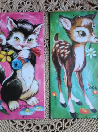 2 poulbots signés Igor (vintage)