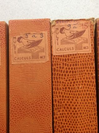 Série complète de 32 tampons scolaires Calcul