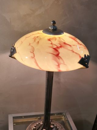 lampe dans le style brandt, muller, kiss ,1920 a 40 gros tra