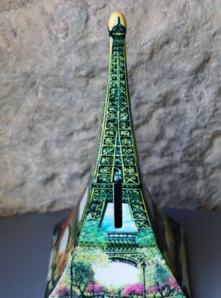 Tirelire céramique Tour Eiffel aux 4 saisons