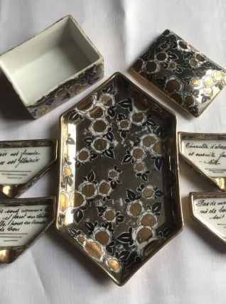 Nécessaire à fumer ou vide-poche Art Déco