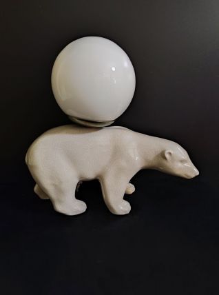 lampe ours céramique