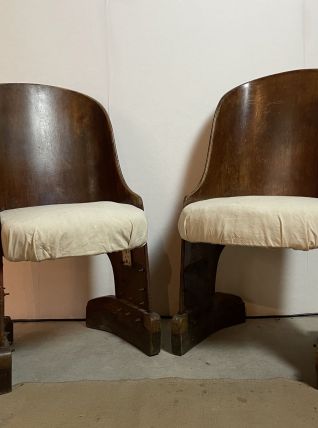 PAIRE DE FAUTEUILS DE CINEMA