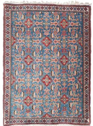 Tapis vintage Persan Malayer fait main, 1P140