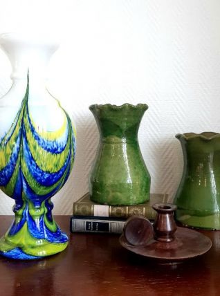 Vase en verre de Murano par Carlo Moretti 1970