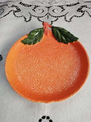 Coupelle céramique forme orange 