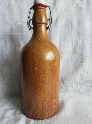 Bouteille, bouillotte grès 