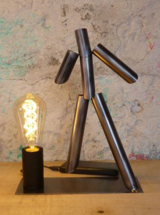 LAMPE 5 VOLTS - SCULPTURE -  