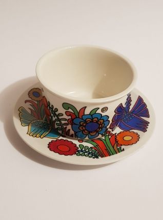 VILLEROY&amp;BOCH ramequin &amp; soucoupe Acapulco (vintage 70)