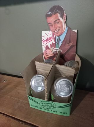 Joli présentoir publicitaire cartonné 1950