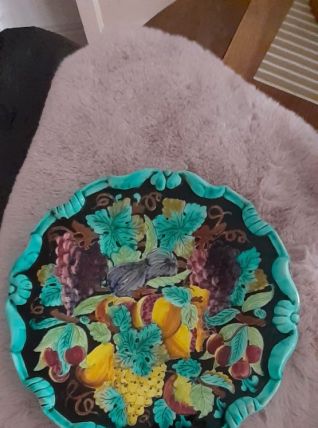 Plat à fruits,Coloré à la main,Manufacture De Porcelaine De 