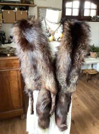 Étole fourrure renard