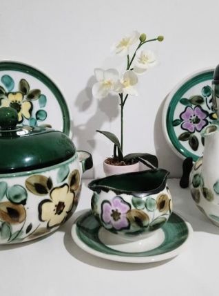 Ensemble 7 pièces céramique Boch décor "In the mood"