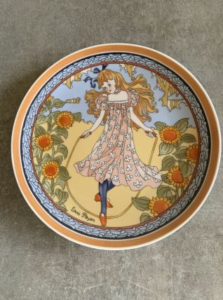 Assiette décorée Villeroy et Boch 