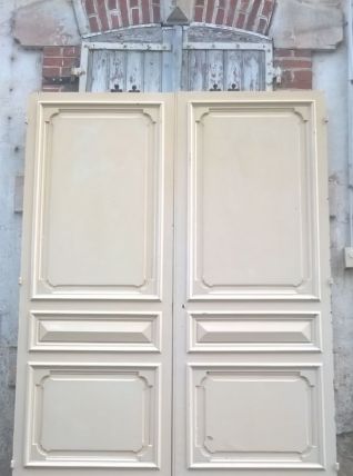 Ancienne double portes haussmannienne