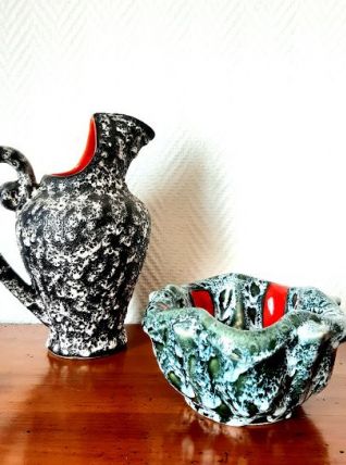 Pichet céramique Musarra Mabyjo's Vallauris 1970