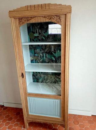Armoire art déco vintage relookée 