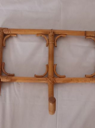 Porte-manteau en bambou vintage