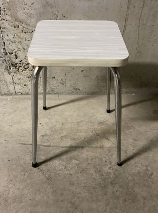 Tabouret en formica années 70