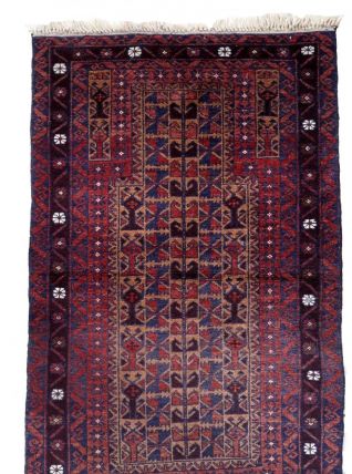 Tapis vintage Afghan Baluch fait main, 1C1059