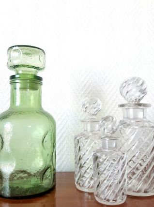 Carafe verte Italie 1970 
