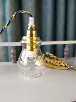 Lampe bulbe verre transparent