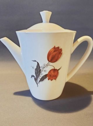 Cafetière décor tulipes Céramique Moulin des Loups Orchies