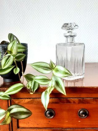 Carafe à whisky art déco diamant 