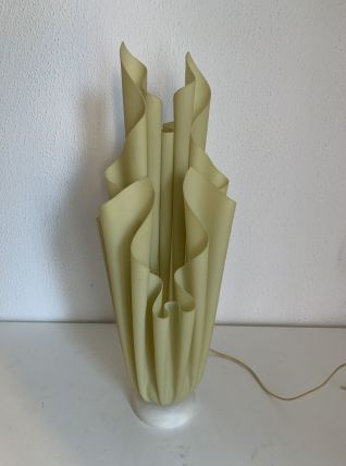 Lampe vintage 1970 de table Athéna Georgia Jacob vert amande